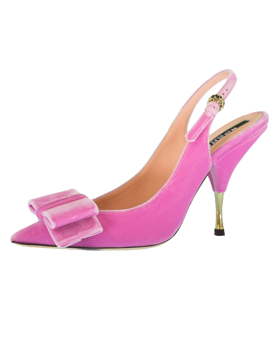 ROCHAS-Velvet Slingback Shoe-