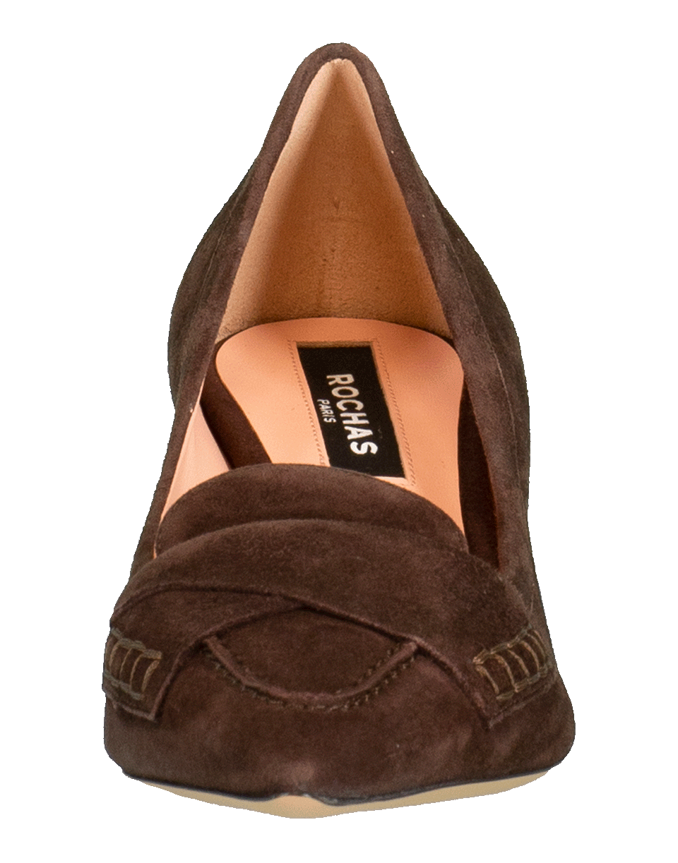 ROCHAS-Parsons Suede Pump-