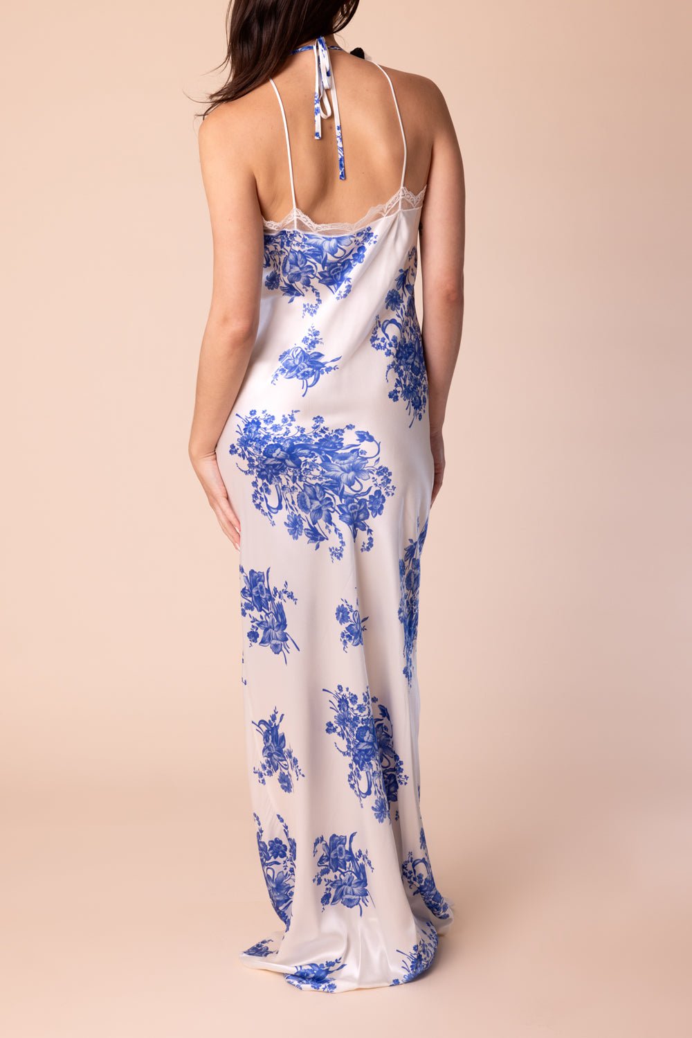 RODARTE-Floral Applique Maxi Dress-