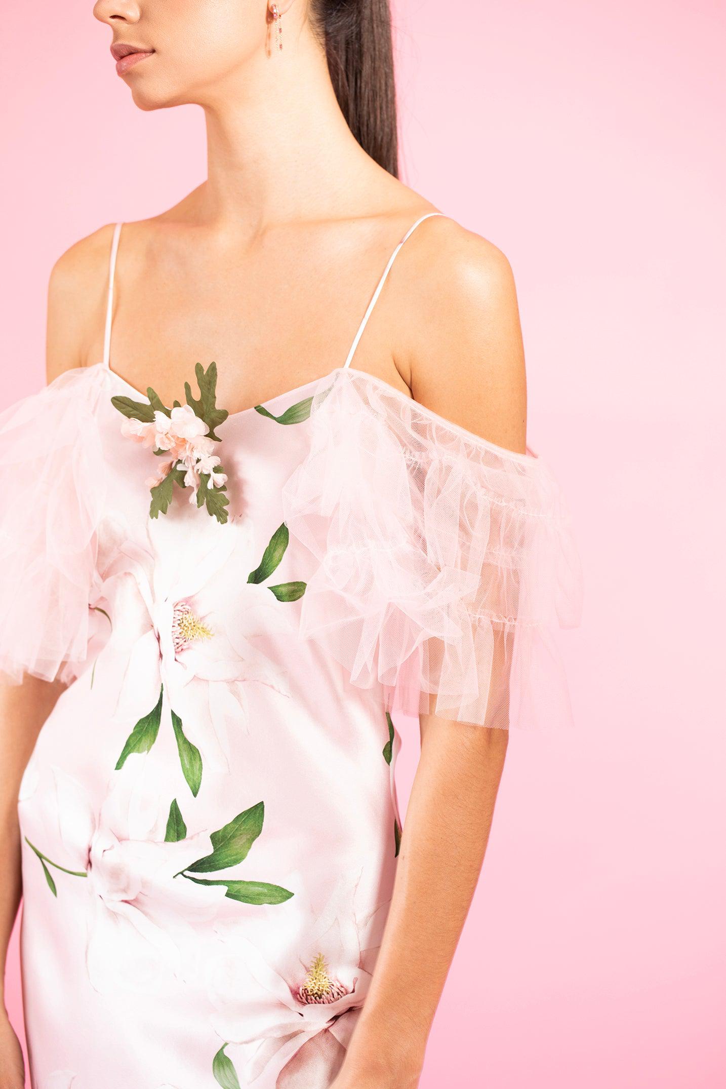 RODARTE-Floral Printed Midi-