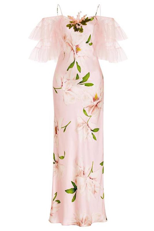 RODARTE-Floral Printed Midi-