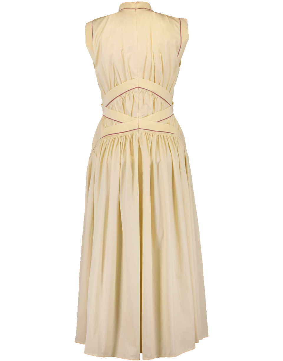ROKSANDA-Madora Midi Dress-PORCLAIN