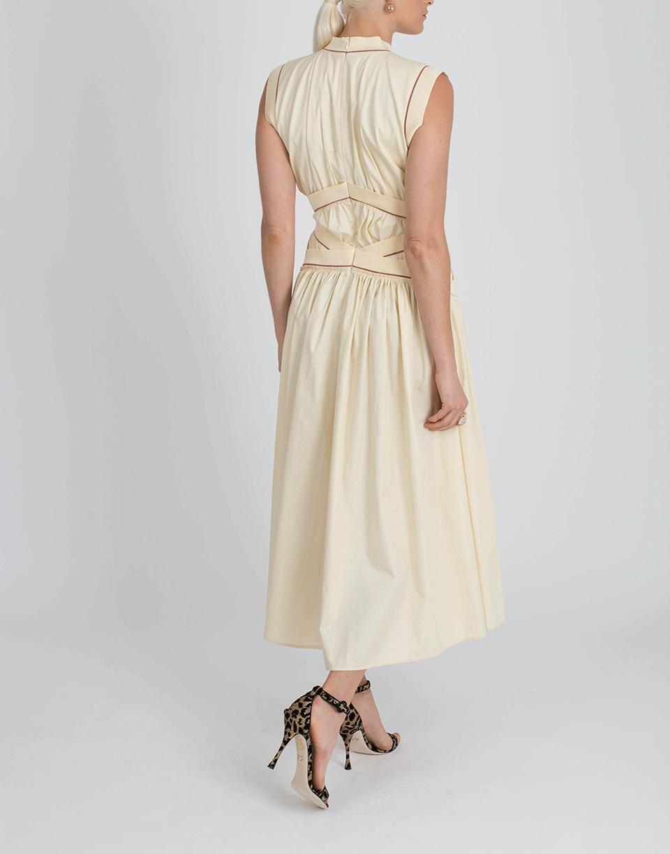 ROKSANDA-Madora Midi Dress-PORCLAIN