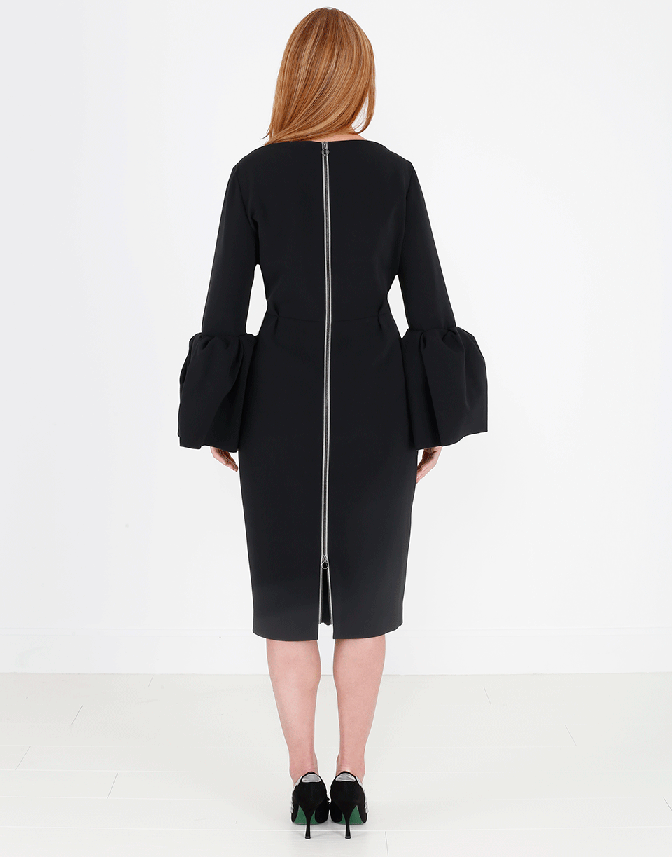 ROKSANDA-Margot Bell Sleeve Dress-