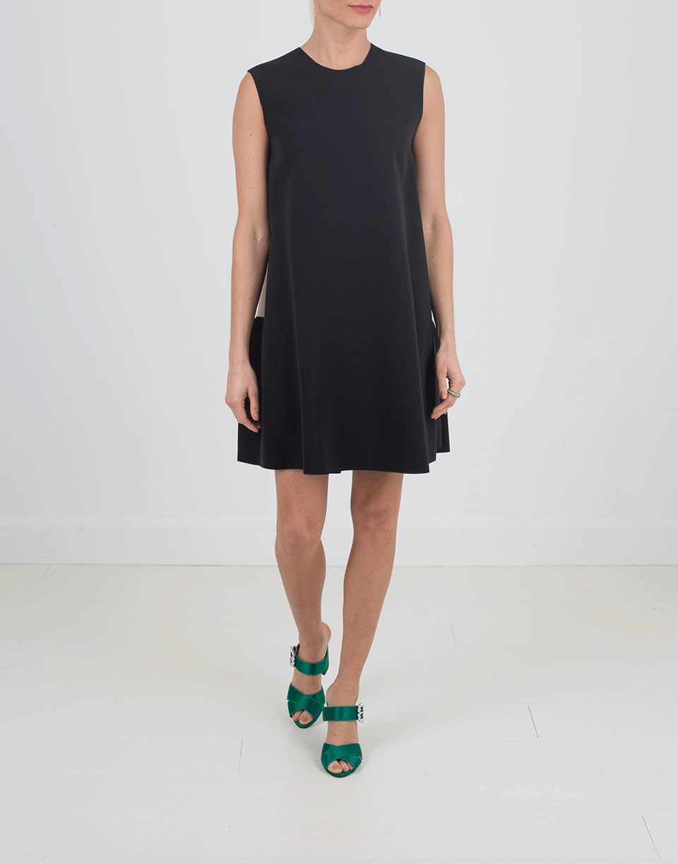 ROKSANDA-Fuji Bi-Color Flounce Dress-