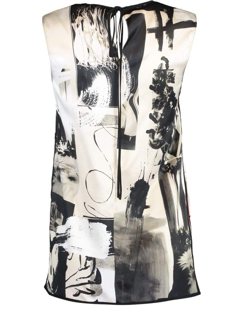 ROKSANDA-Sleeveless Elmo Printed Shell Top-