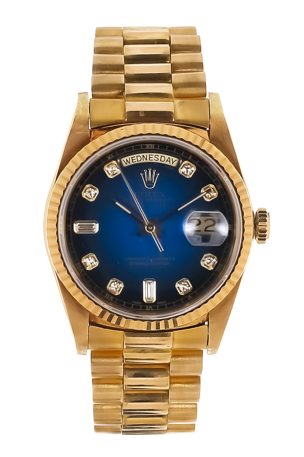  President Watch-YELLOW GOLD-36MM-JEWELRYFINE JEWELWATCH-ROLEX 