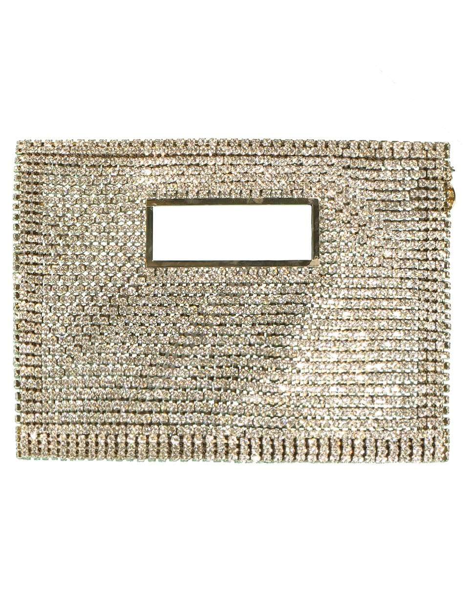 ROSANTICA-Square Crystal Clutch-CRYSTAL