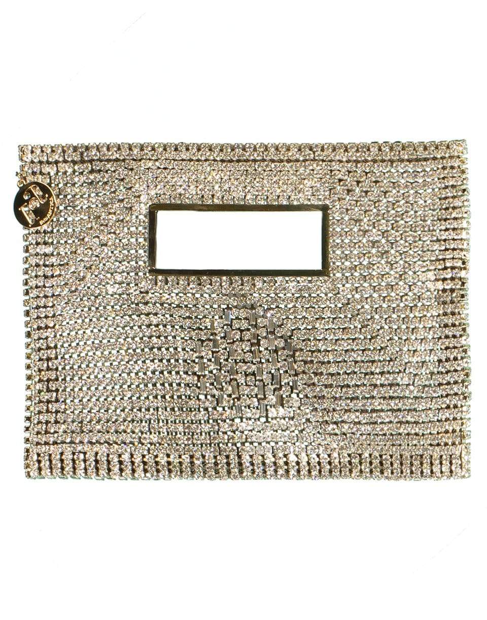 ROSANTICA-Square Crystal Clutch-CRYSTAL