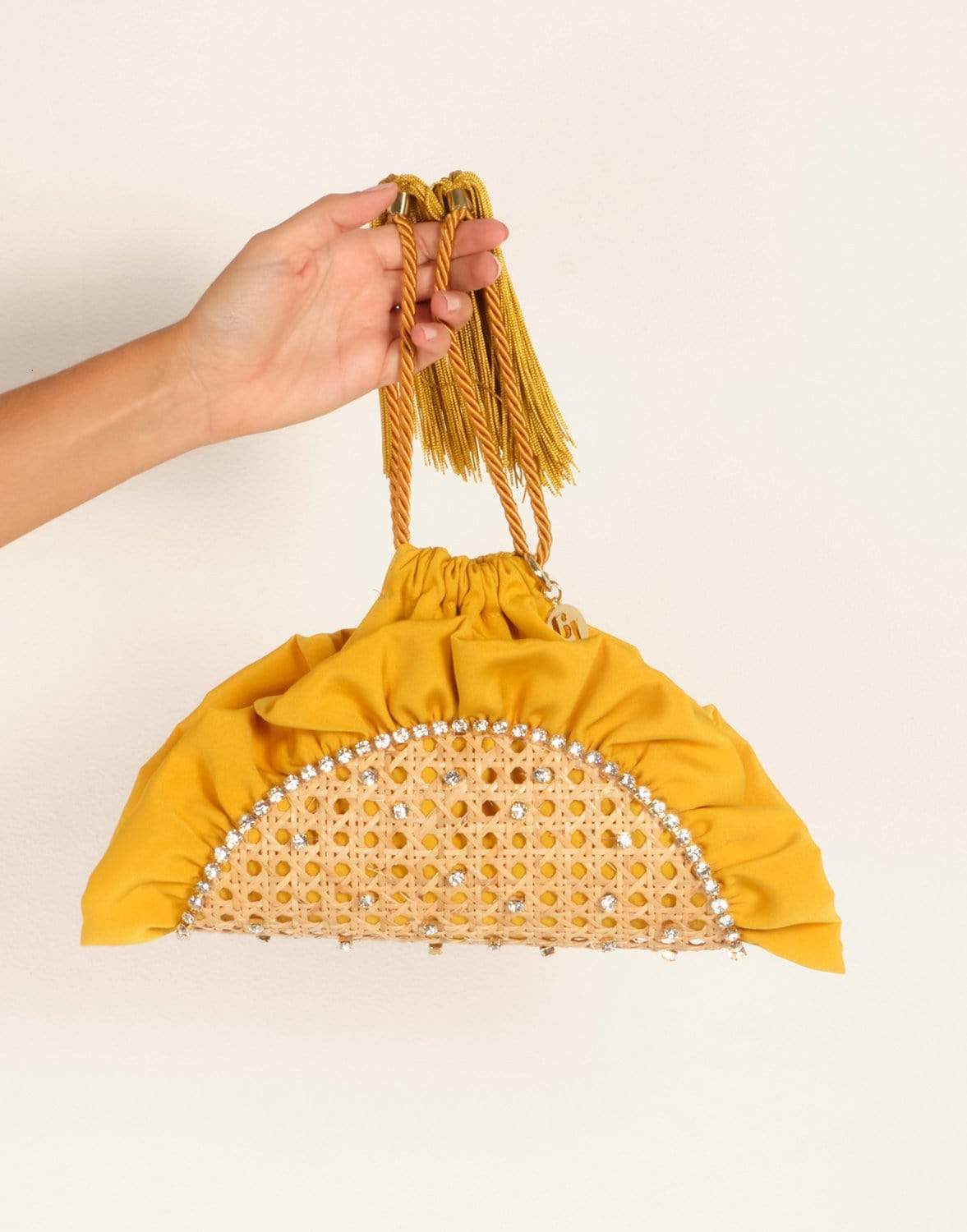 ROSANTICA-Taco Medium Clutch Bag-WICKER