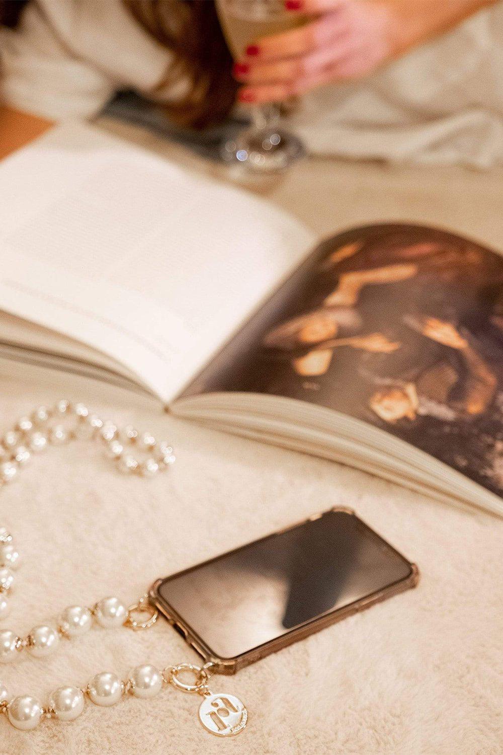 ROSANTICA-Hello Perla Phone Bag-GLD/PRL