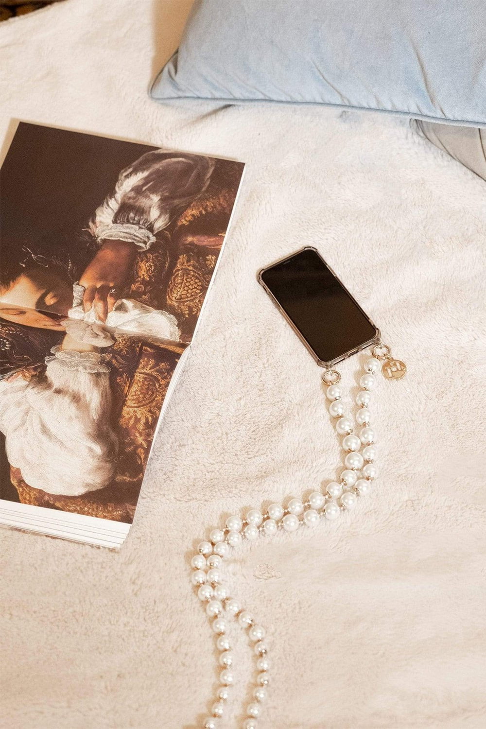 ROSANTICA-Hello Perla Phone Bag-GLD/PRL