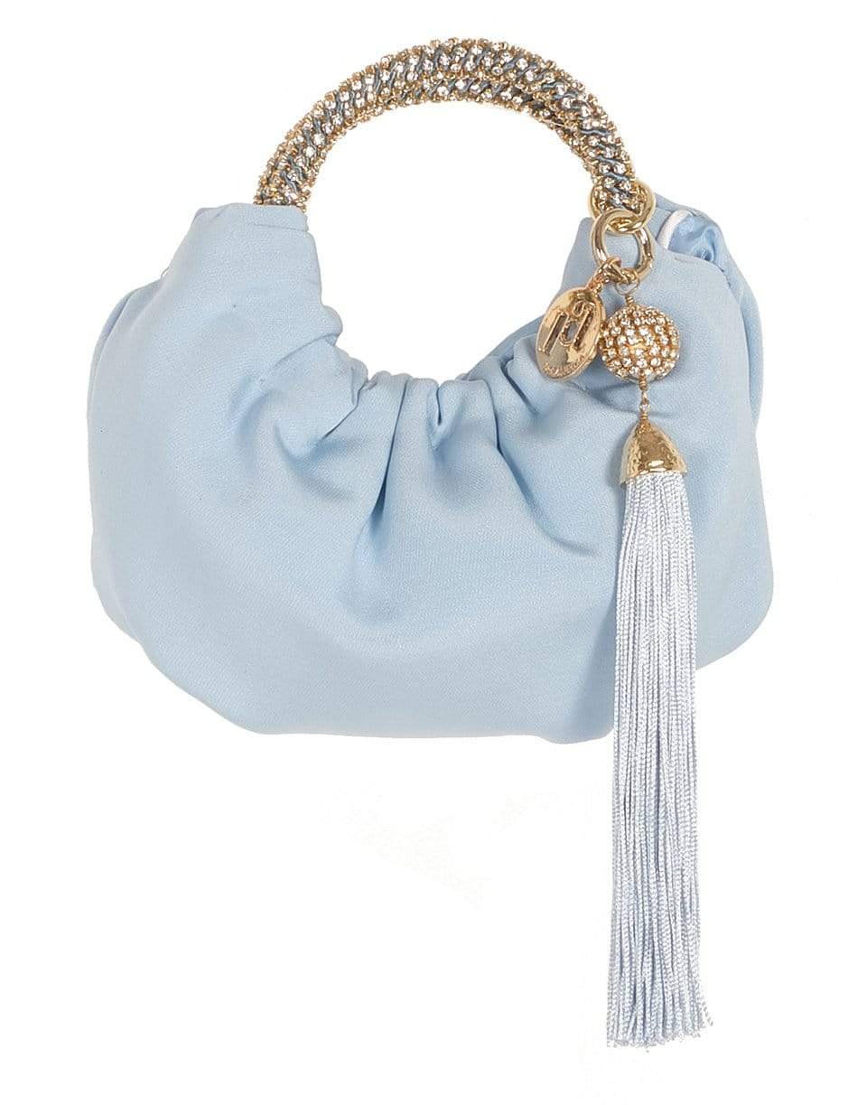 ROSANTICA-Mini Croissant Handbag - Blue-BLUE