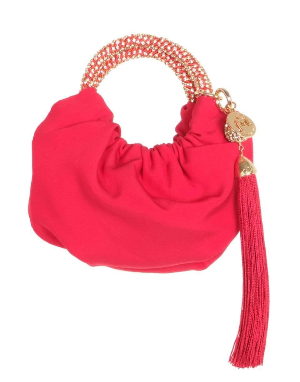 ROSANTICA-Mini Croissant Handbag - Red-RED