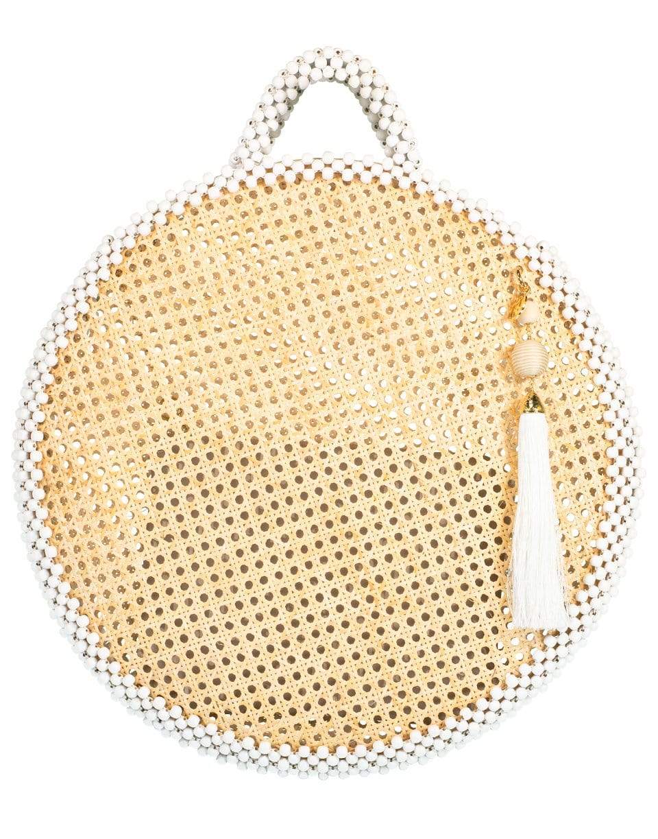 ROSANTICA-Round Alida Wicker Bag-TAN