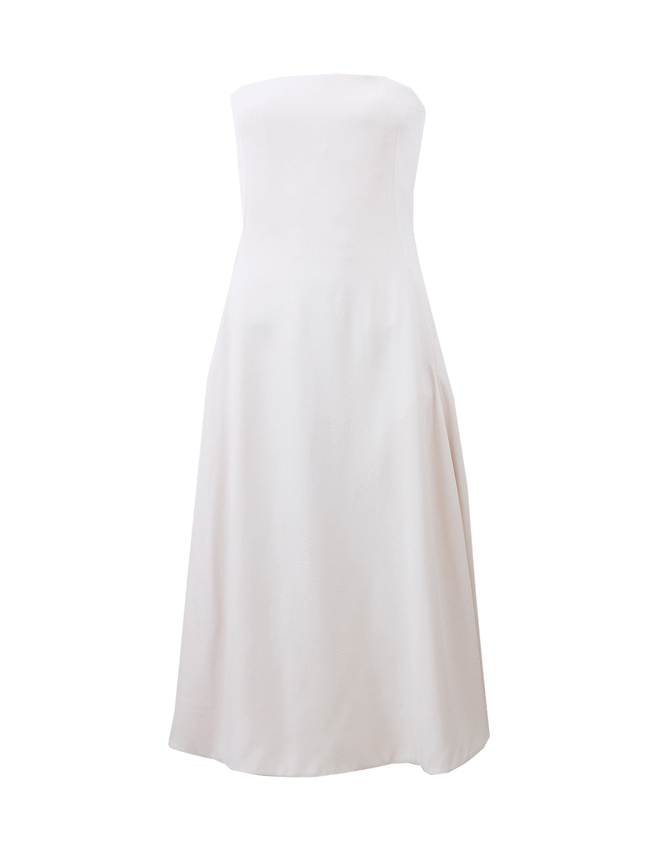 ROSETTA GETTY-Arched Strapless Dress-SHELL