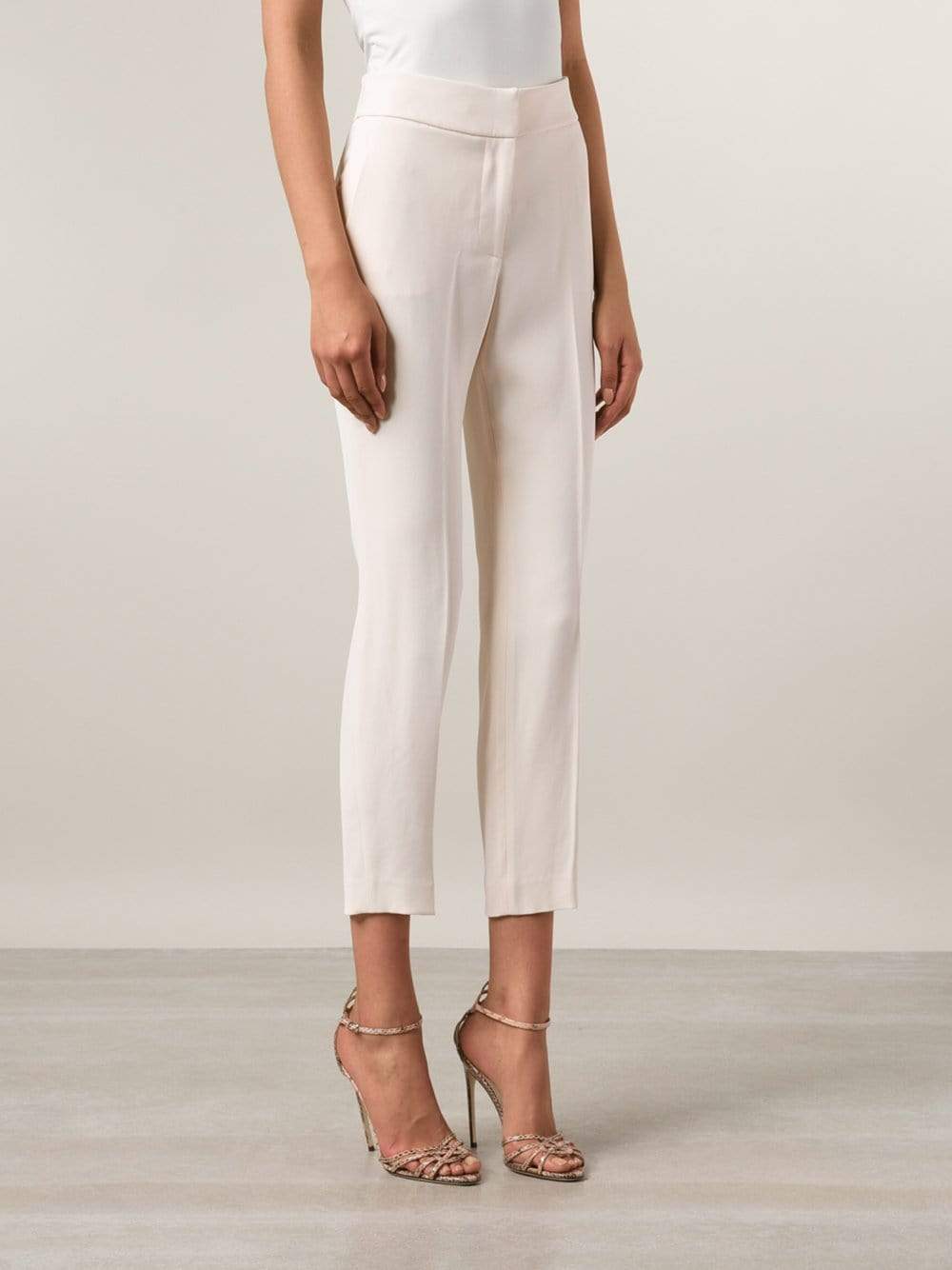 ROSETTA GETTY-Cropped Slim Pant-