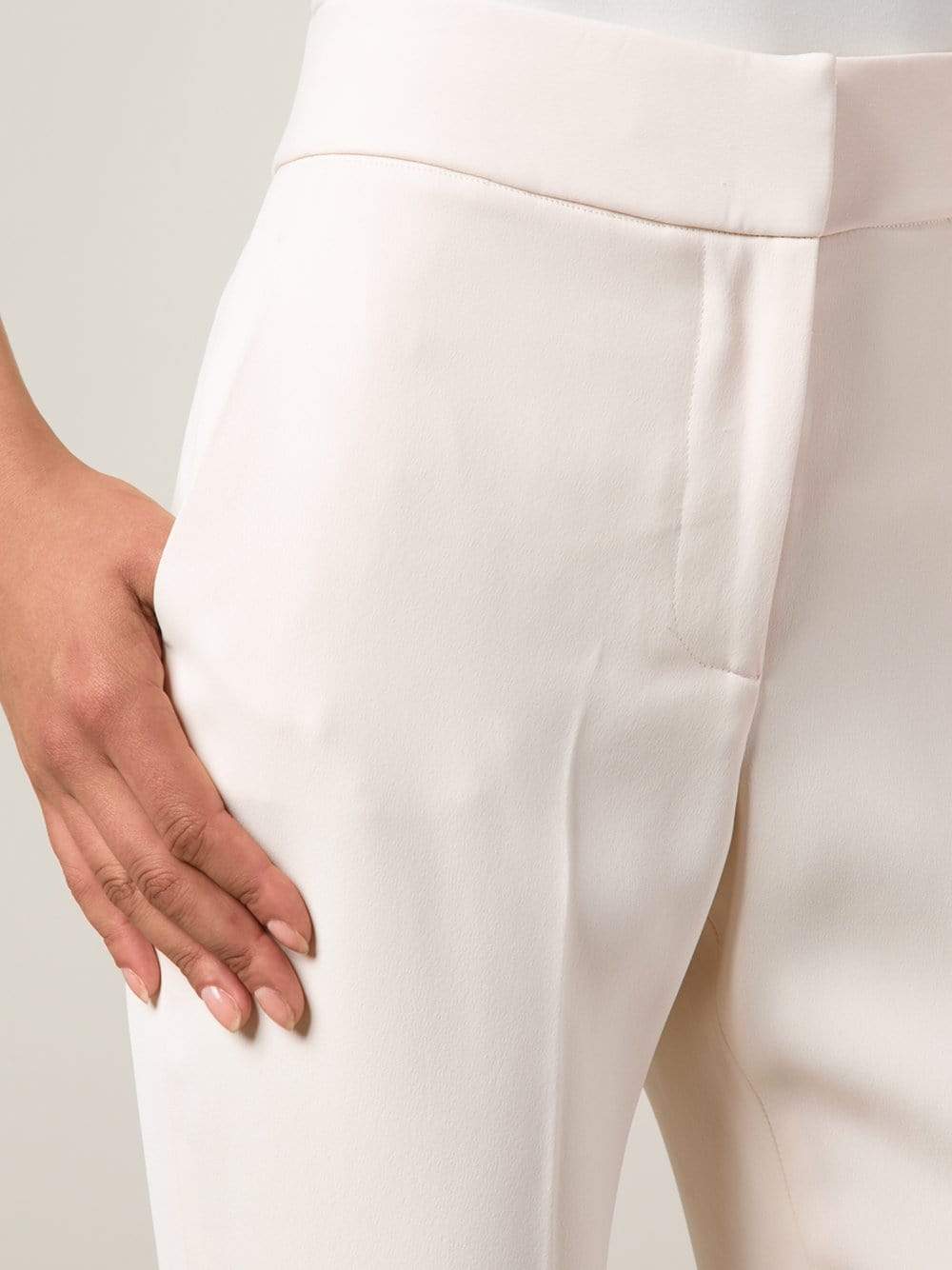 ROSETTA GETTY-Cropped Slim Pant-