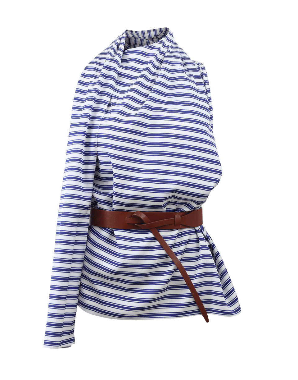 ROSETTA GETTY-Scarf Wrap Top-