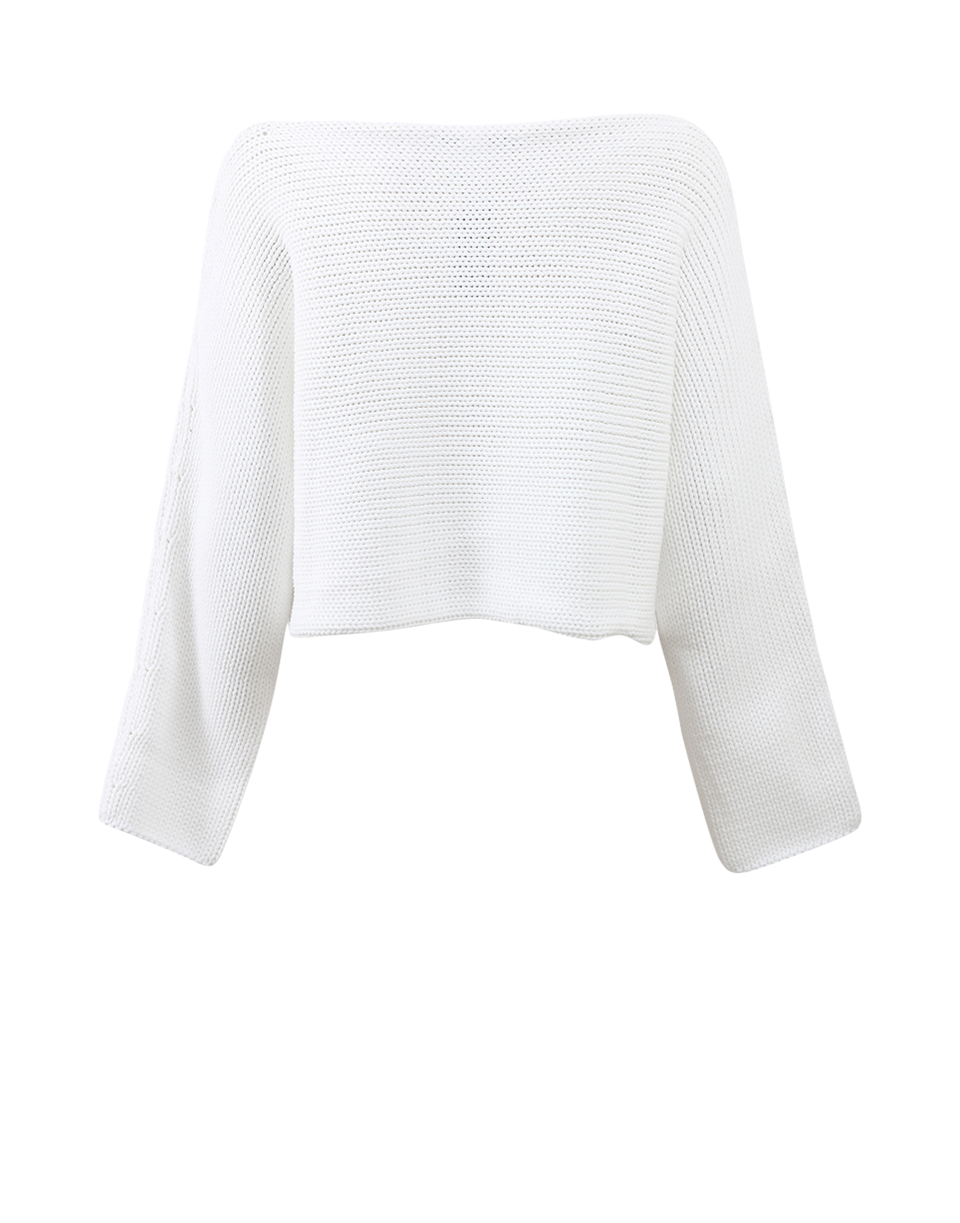 ROSETTA GETTY-Cropped Sweater-