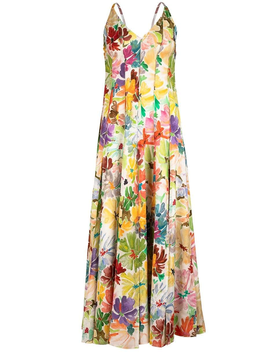 ROSIE ASSOULIN-Million Pleats V-Neck Dress-