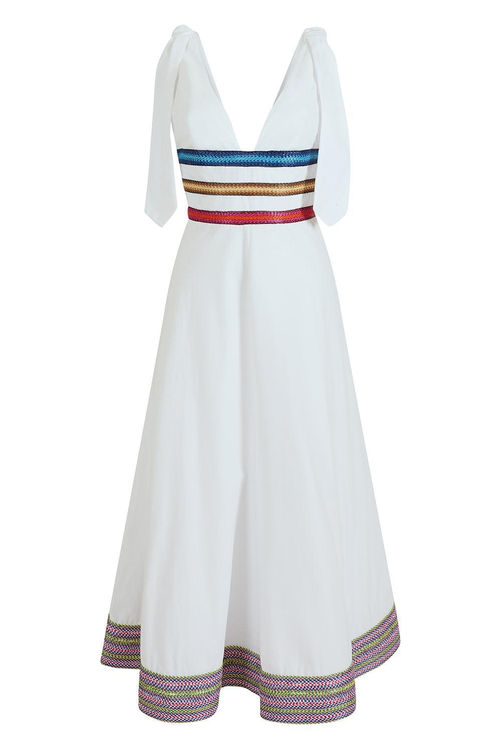 Tie Another Day Dress-WHITE-4-CLOTHINGDRESSCASUAL-ROSIE ASSOULIN