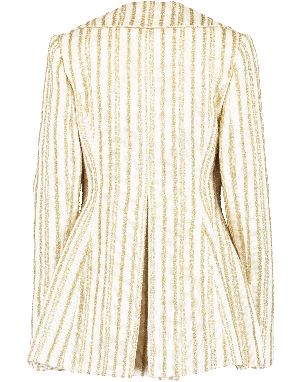 ROSIE ASSOULIN-Blaze Your Saddles Striped Blazer-