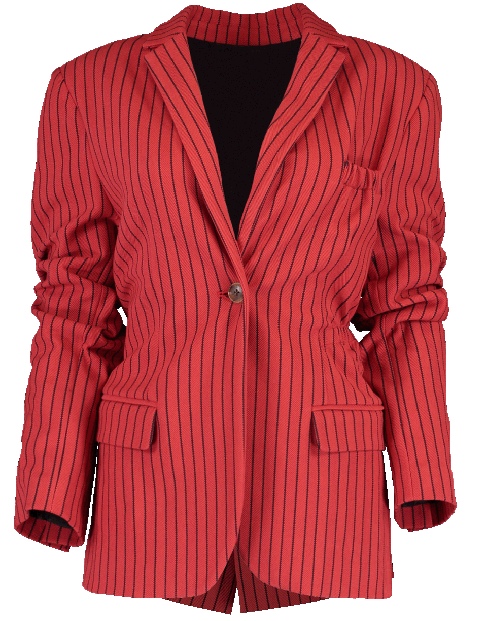 ROSIE ASSOULIN-The Scrunchy Striped Blazer-