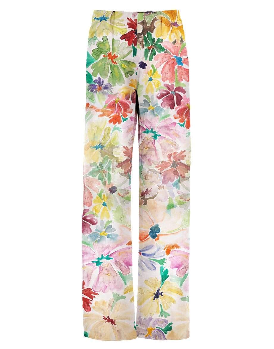 ROSIE ASSOULIN-Watercolor Floral Print PJ Pant-