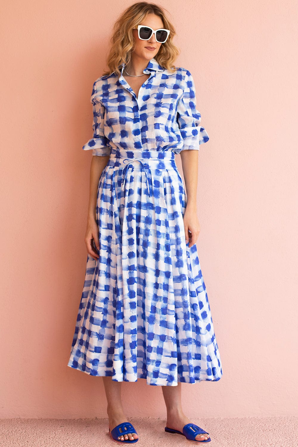 ROSIE ASSOULIN-Pleated Skirt-