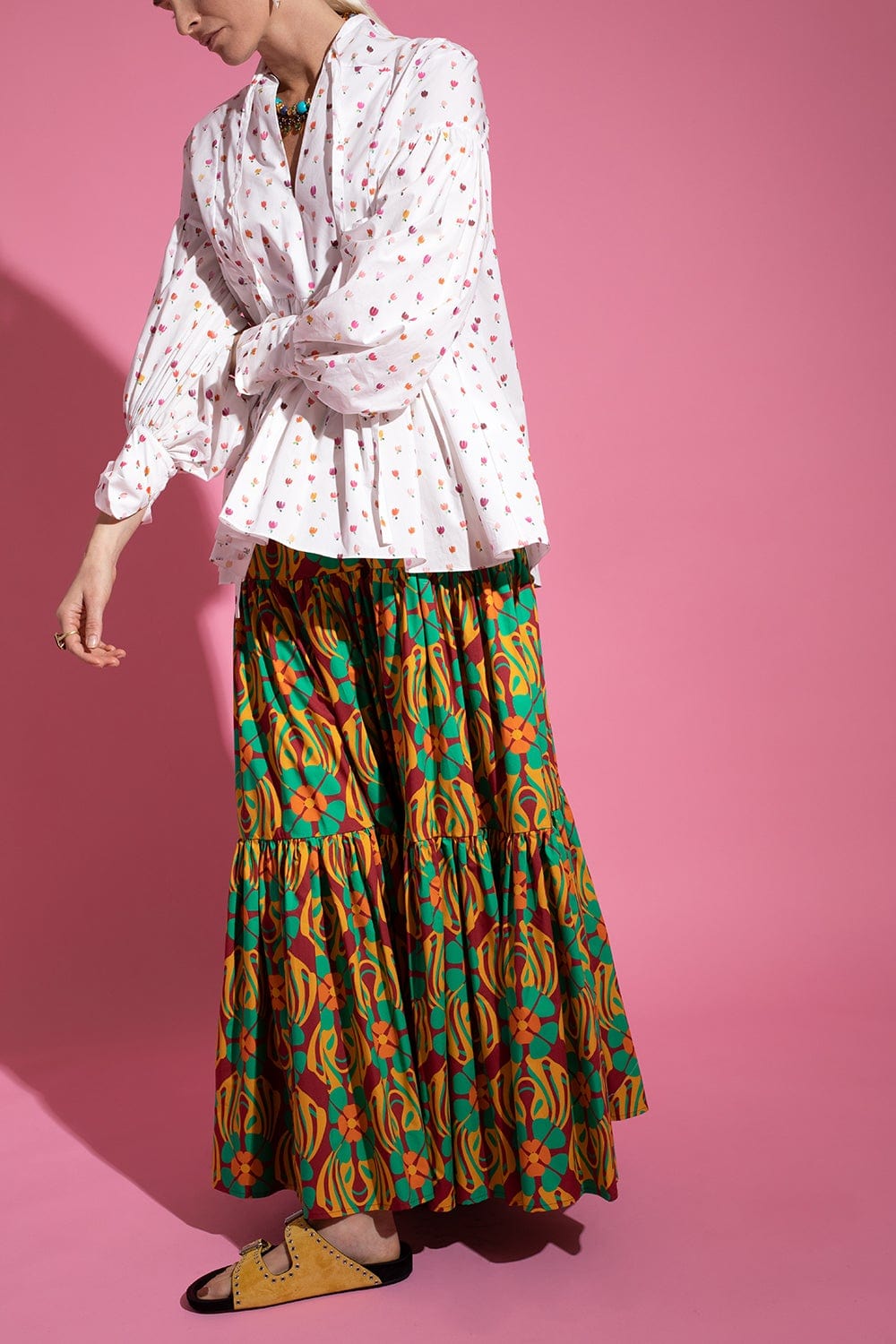 ROSIE ASSOULIN-Swashbuckler Top - Print-