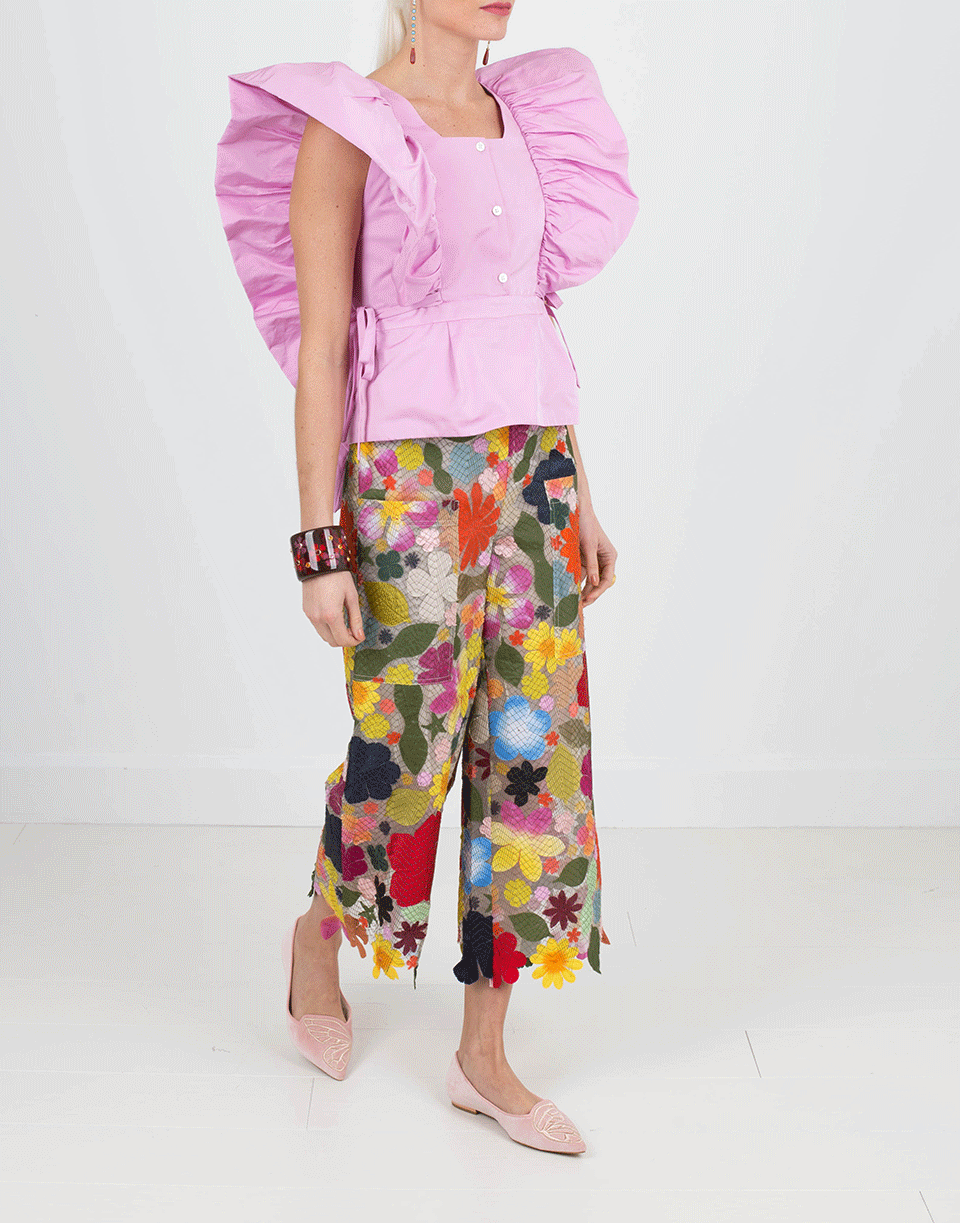 ROSIE ASSOULIN-That Is A Blow Pop Top-MAUVE