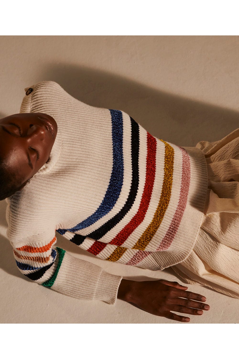 ROSIE ASSOULIN-Knit Crewneck Sweater-