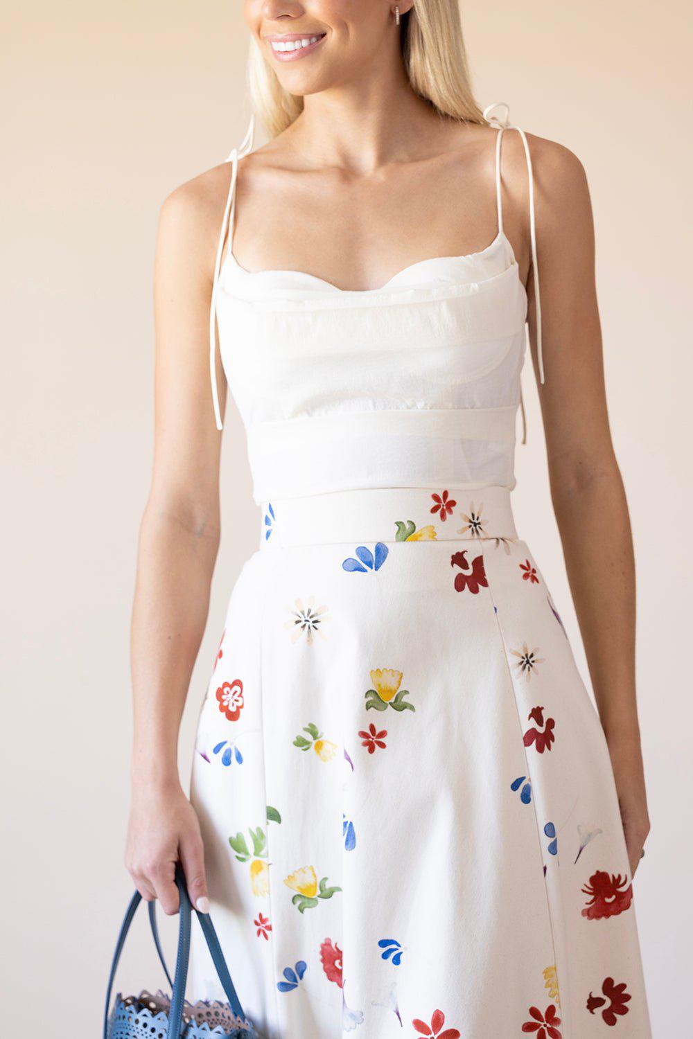 ROSIE ASSOULIN-Cami Top - Ivory-