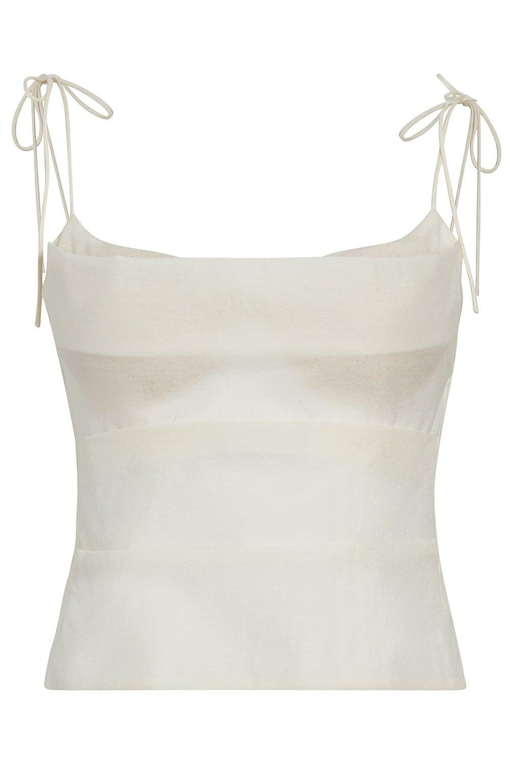 ROSIE ASSOULIN-Cami Top - Ivory-