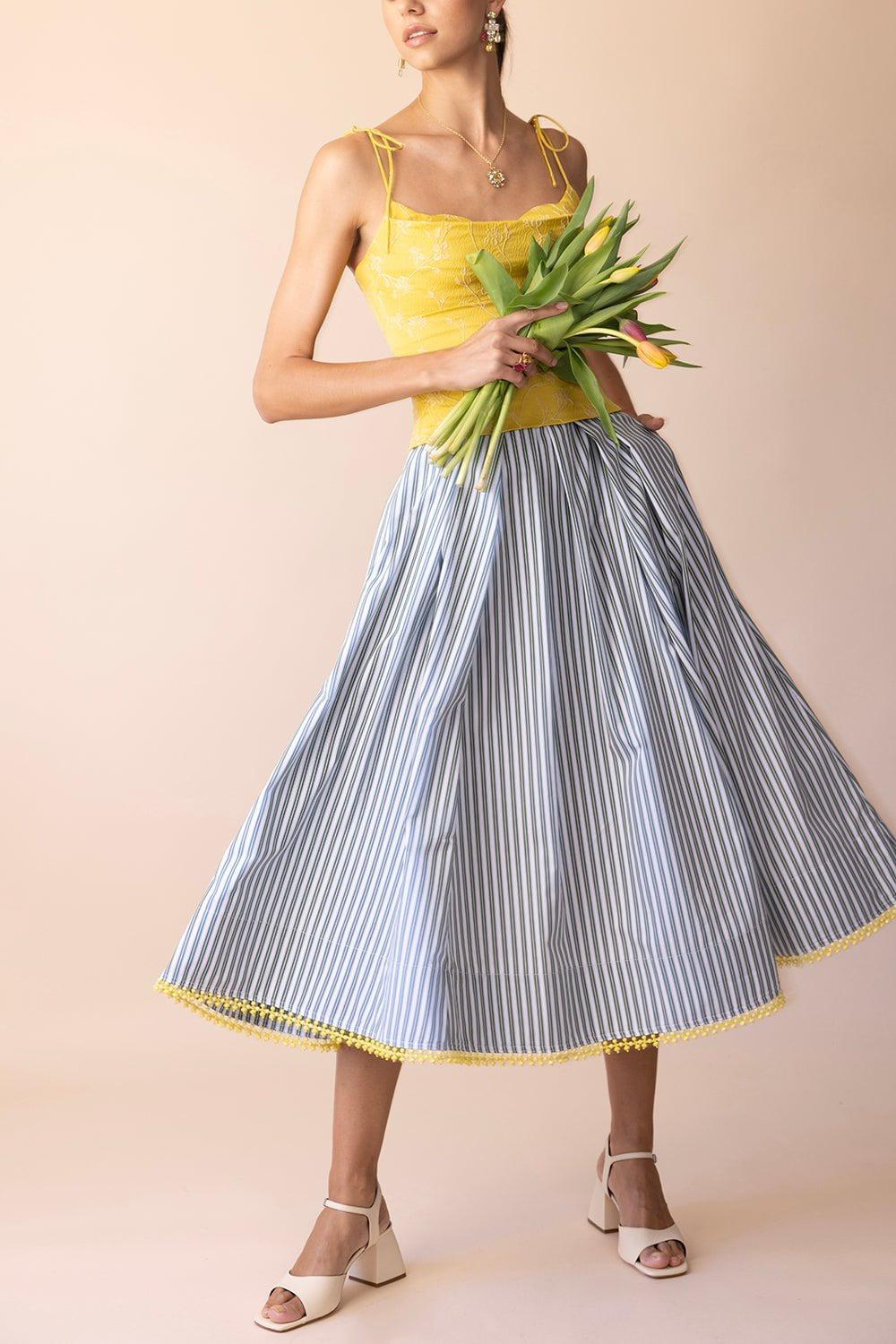 ROSIE ASSOULIN-Cami Top - Yellow-