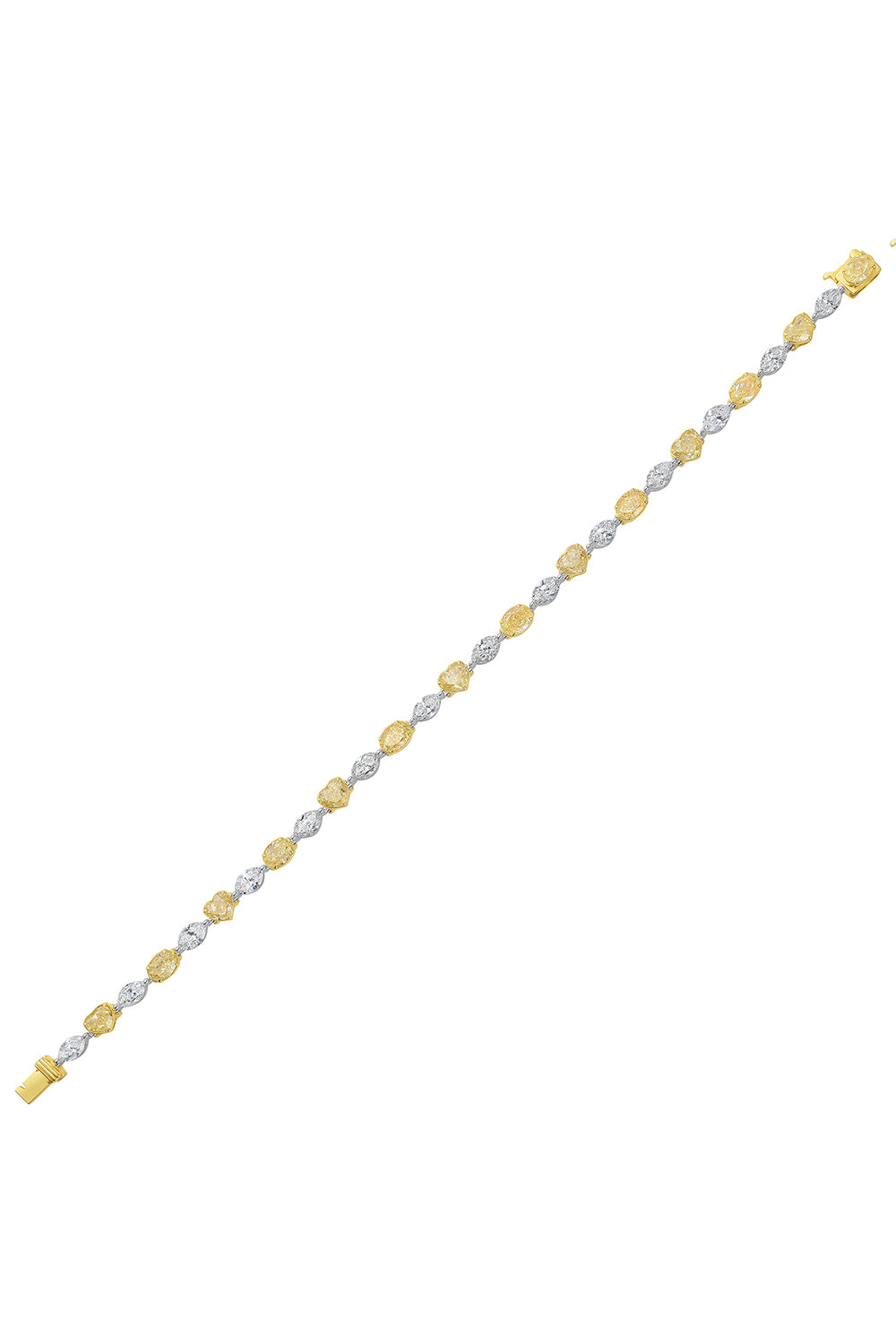  Yellow Diamond Solara Bracelet-WHITE GOLD-JEWELRYFINE JEWELBRACELET O-RUCHI NEW YORK 