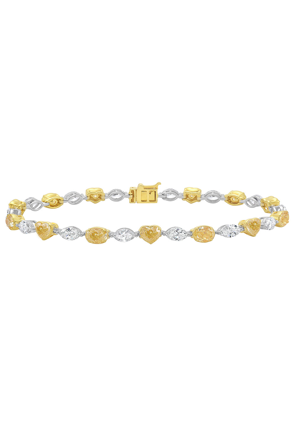 Yellow Diamond Solara Bracelet-WHITE GOLD-JEWELRYFINE JEWELBRACELET O-RUCHI NEW YORK