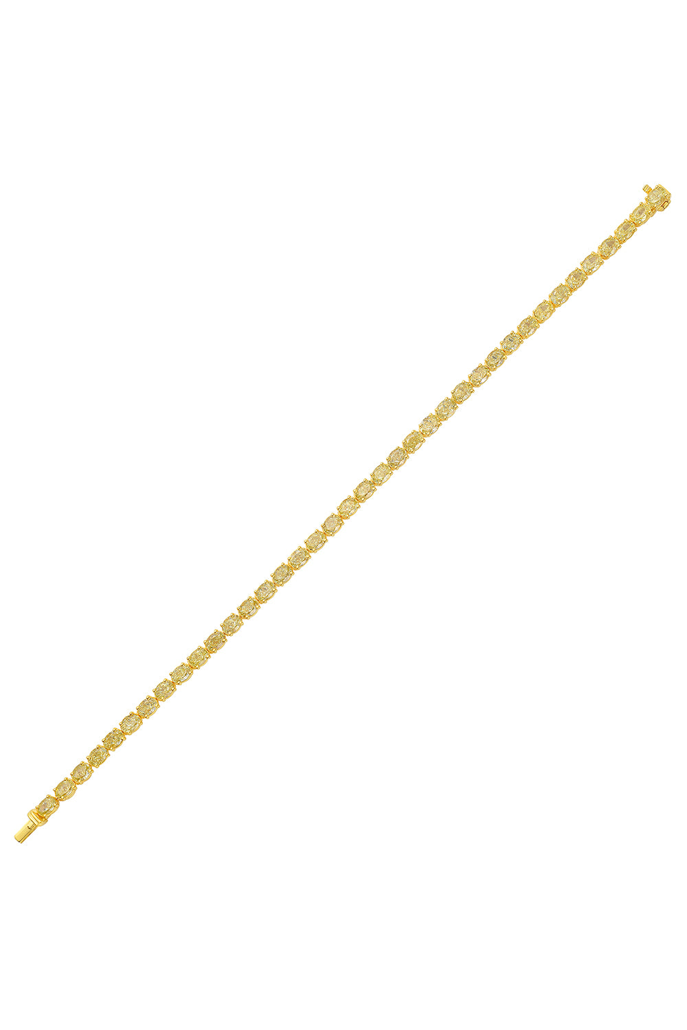  Yellow Diamond Oriana Oval Bracelet-YELLOW GOLD-JEWELRYFINE JEWELBRACELET O-RUCHI NEW YORK 