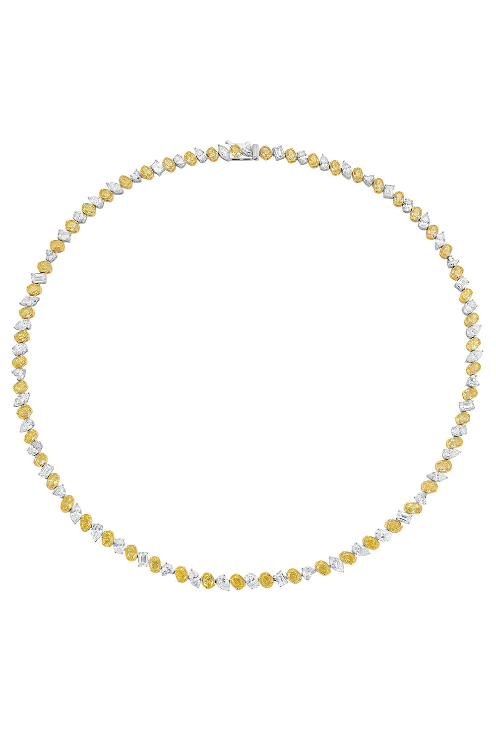 Yellow Diamond Soleil Necklace-YELLOW GOLD-JEWELRYFINE JEWELNECKLACE O-RUCHI NEW YORK