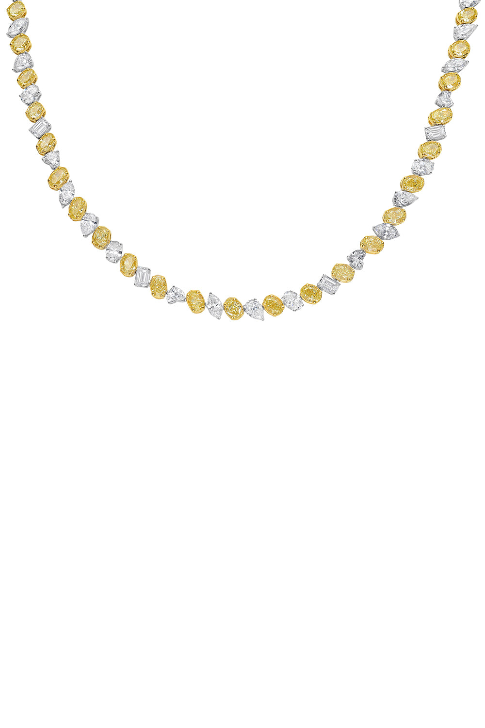 Yellow Diamond Soleil Necklace-YELLOW GOLD-JEWELRYFINE JEWELNECKLACE O-RUCHI NEW YORK