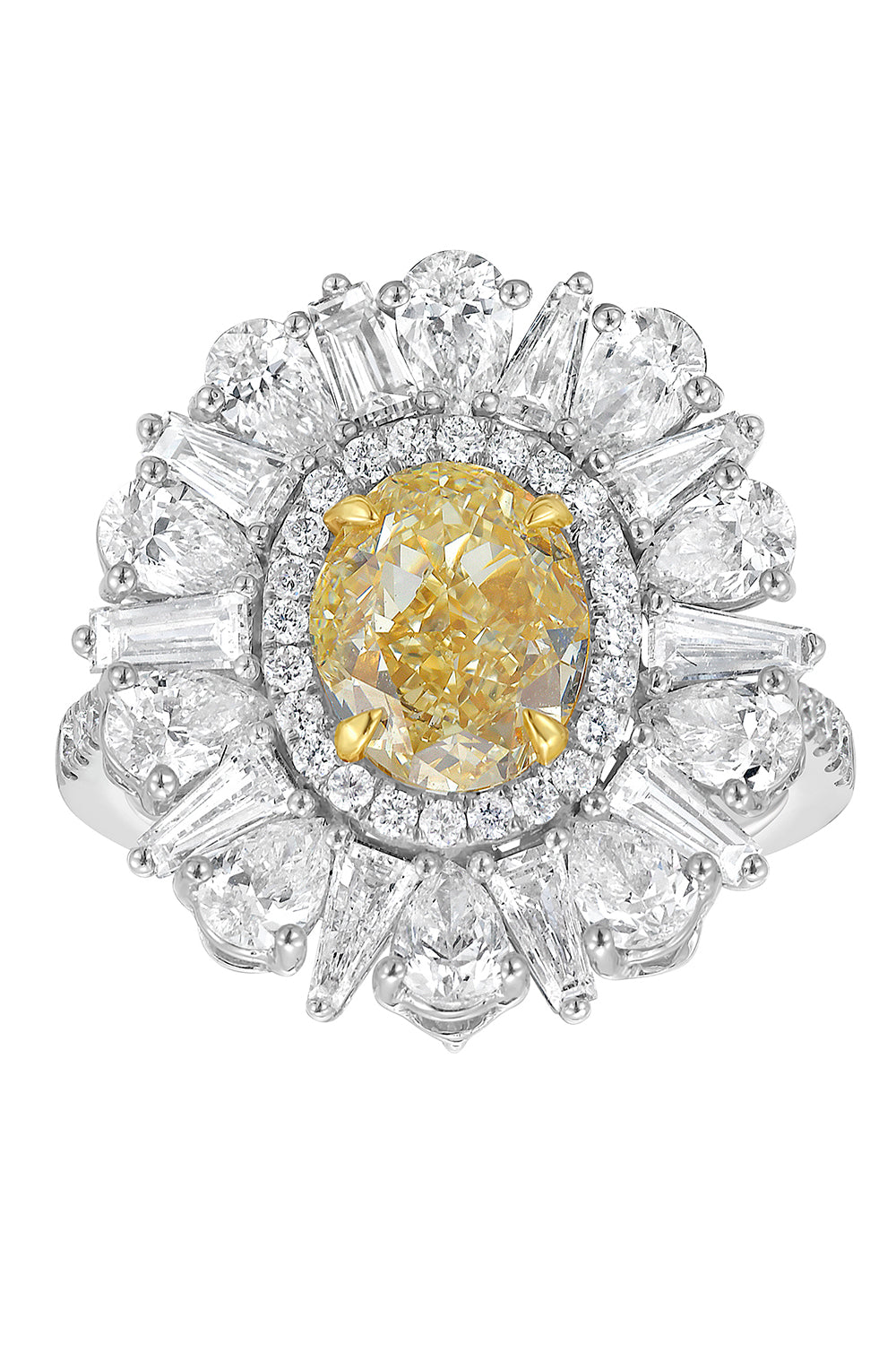 Yellow Diamond Helia Ring-WHITE GOLD-JEWELRYFINE JEWELRING-RUCHI NEW YORK