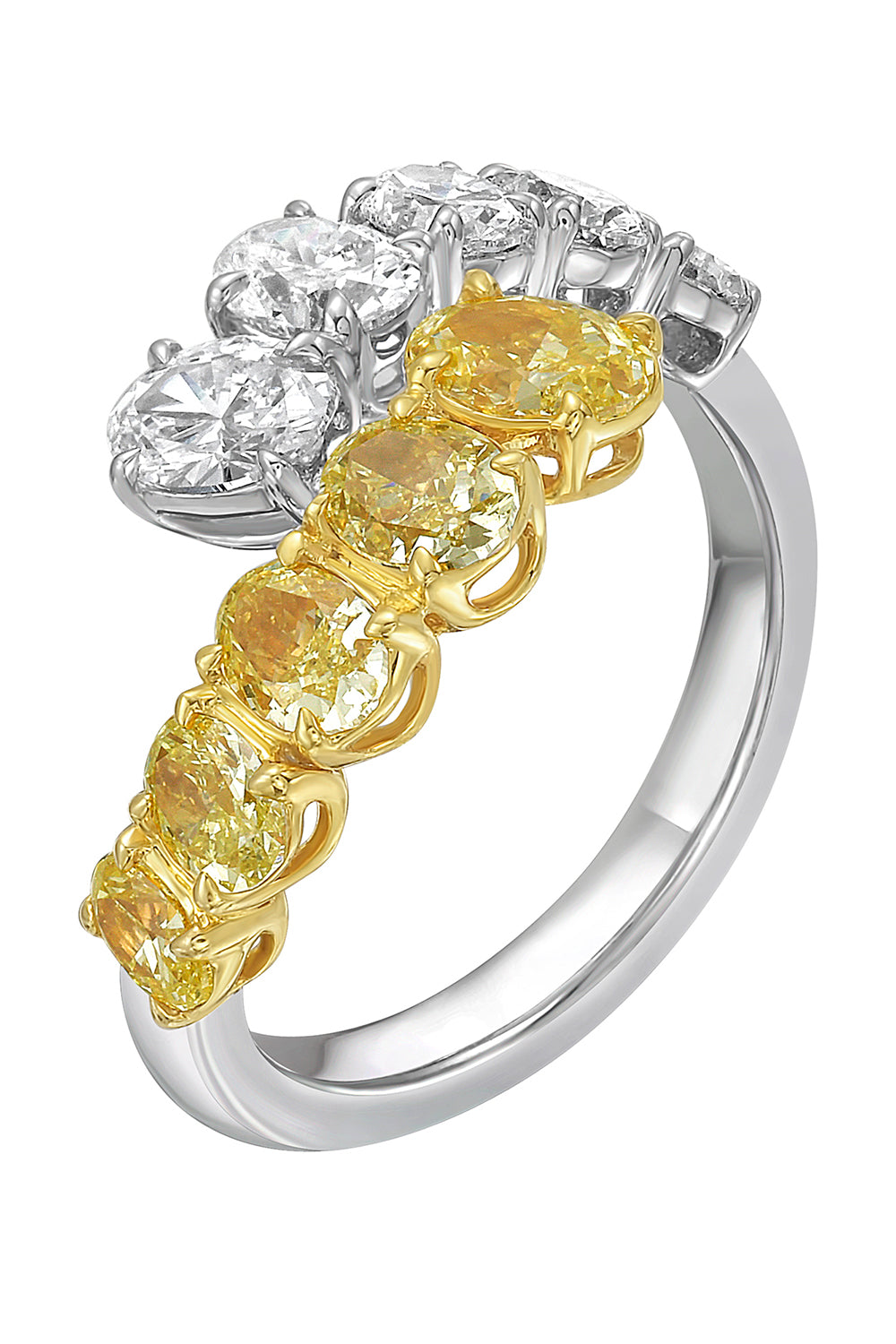 Yellow Diamond Oriana Wrap Ring-WHTOLD-JEWELRYFINE JEWELRING-RUCHI NEW YORK