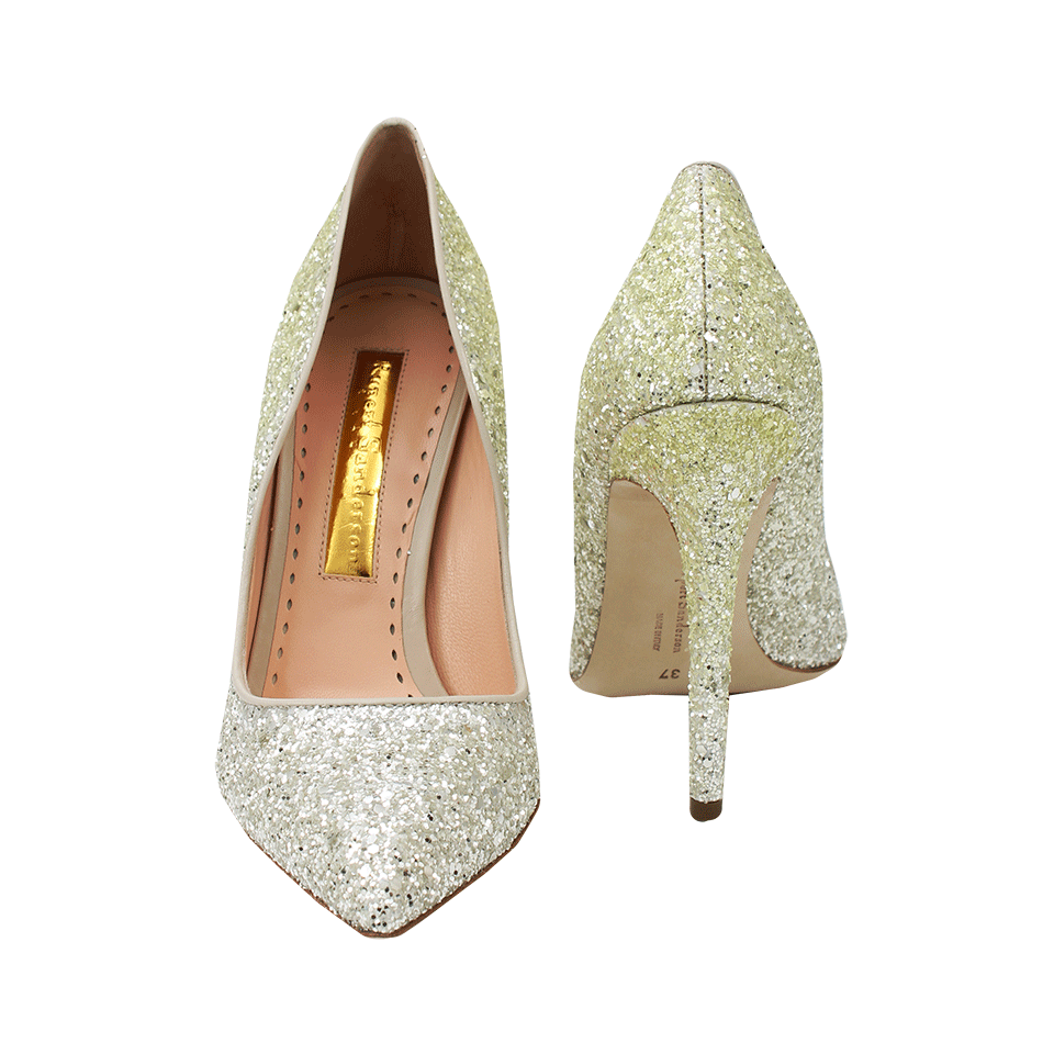 RUPERT SANDERSON-Elba Glitter Pump-