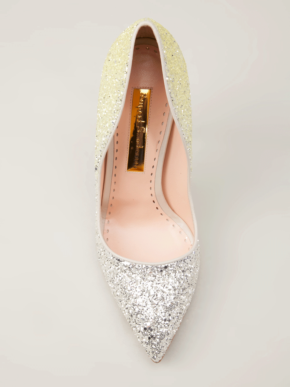 RUPERT SANDERSON-Elba Glitter Pump-