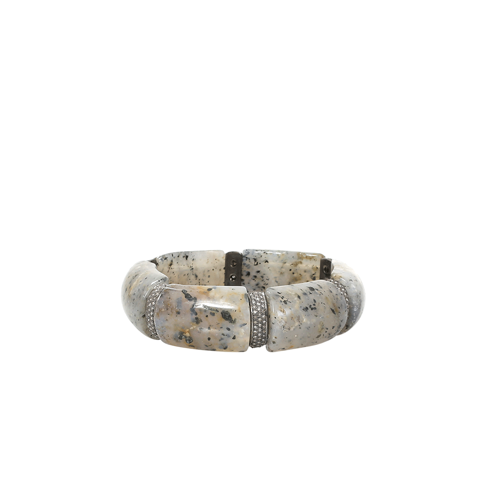 S. CARTER DESIGNS-Agate Bracelet-SILVER