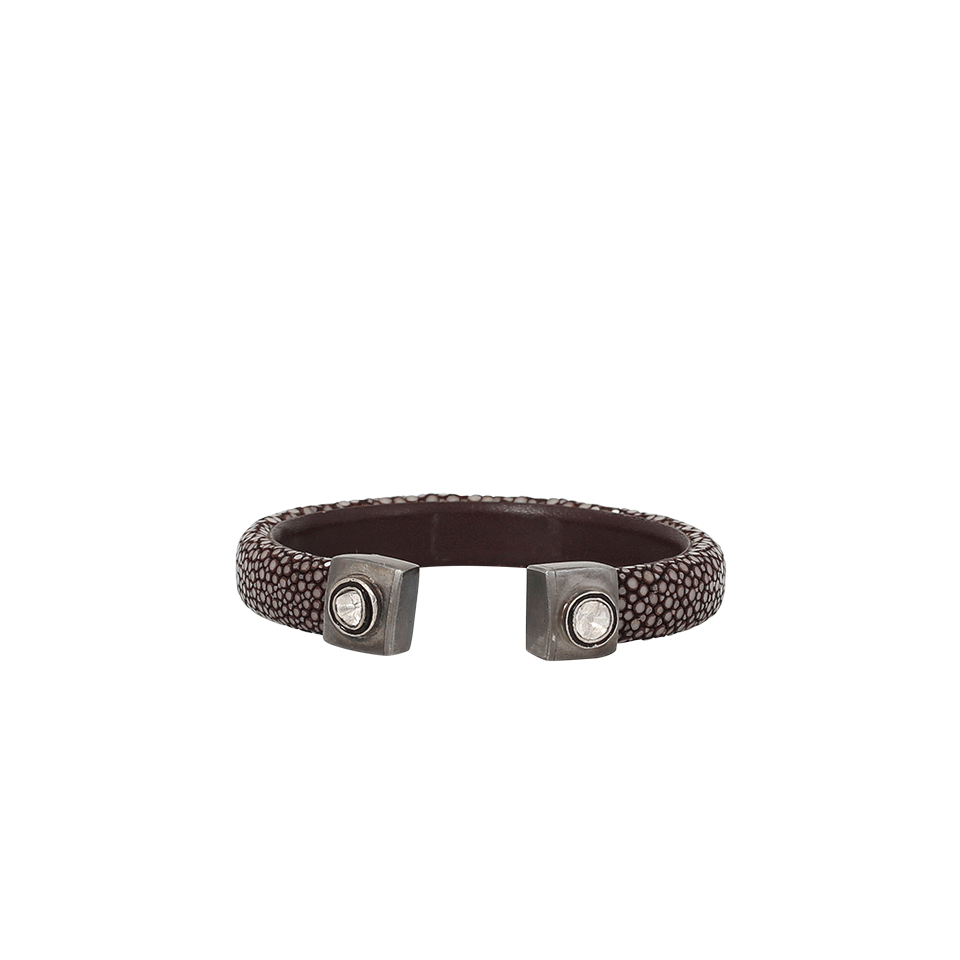 S. CARTER DESIGNS-Sting Ray Cuff-SILVER