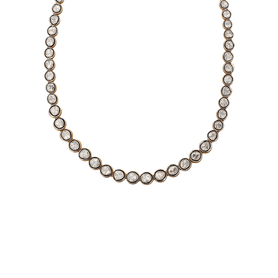 S. CARTER DESIGNS-Rosecut Diamond Necklace-SILVER