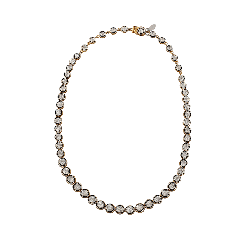 S. CARTER DESIGNS-Rosecut Diamond Necklace-SILVER
