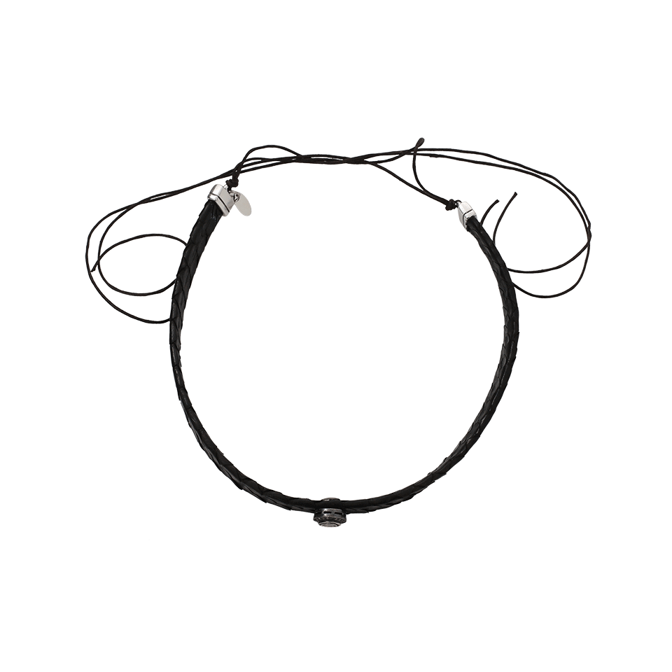 S. CARTER DESIGNS-Rosecut Diamond Python Choker-SILVER
